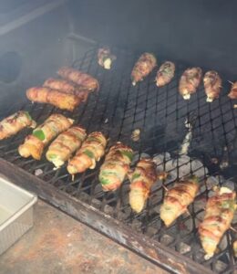 Bacon-Wrapped Jalapeño Cream Cheese Quail